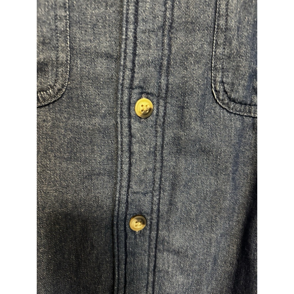 Wrangler Sherpa Lined Denim Shirt Jacket Men's Button Front Coat Blue Small - Picture 4 of 11